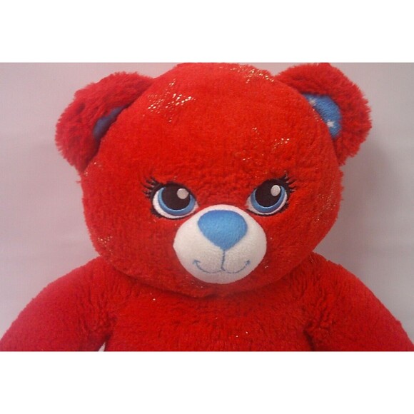 Build A Bear Wonder Woman Bear Plush 16 Inch Stuffed Toy DC Comics Red - Picture 2 of 6